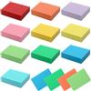 APOMOONS 1000 Fogli Flashcards A8, Cartoncini Flash Cards Carte Vocabolario Carte Indice per Lo Studio del Vocabolario Inglese, Formule E Appunti (10 Colori)
