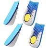 SHRADS 2 paia di solette gel per tallone da 2,5 cm, Talloniera in gel di silicone, Talloniera Gel, talloniere in silicone, protezione del tallone per uomo e donna, alleviare la fascite plantare