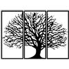 Wallity Hanah Home Elegante accessorio decorativo da parete in metallo nero, 69 x 98 cm, 100% metallo, spessore 1,5 mm, perfetto per decorazioni moderne e arte da parete unica
