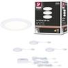 Paulmann 93115 - Kit da incasso a LED, 3 65 mm, 3 x 2,5 W, 3 x 180 lm, 230/12 V, 3000 K, colore: Bianco