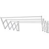 WELL HOME MOBILIARIO & DECORACIÓN Well Home Stendibiancheria estensibile da parete in metallo 60 cm x 3 m