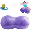 Mineup Palla Di Arachidi, 90x45cm Palla Yoga, Palla Da Ginnastica, Peanut Ball, Pall Fitness, Pall Di Arachidi Pala, Pala Per Yoga Per Gravidanza, Bambini, Donne, Uomini