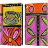 Head Case Designs Licenza Ufficiale Wyanne caffè E Fiori Natura Custodia Portafoglio in Pelle Compatibile con Apple iPad Air 2 (2014)