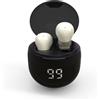MSHUKCOE SK18 - Auricolari in-ear ultra piccoli, wireless, invisibili, con Bluetooth, comodi, con microfono, adatti per tutti i tipi di orecchie, auricolari stereo IPX5 impermeabili (kaki)