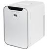 MooBeey Mini frigorifero multifunzione da 16 l, con funzione di raffreddamento e riscaldamento, 220 V AC/12 V DC portatile, con display digitale a LED, piccolo frigorifero compatto per casa, ufficio,