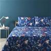 Bassetti Set Lenzuola Una Piazza Cotone, Completo Letto Singolo composto da Lenzuolo Sopra + Sotto e 1 Federa Ground Cherry B1