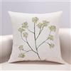 ZQMHCY Cuscini per Divano Stampa Verde Limone Cuscini Divano Cotone Lino Cuscino Divano Traspirabilità Copricuscini Divano con Cerniera Nascosta Copri Cuscini per Divano Federe Cuscini 60x60cm/1 Pcs