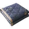 Surwin Trapuntino Copriletto Matrimoniale Primaverile Estivo Reversibile Copriletto in Microfibra Stampa di Carina Quilt Leggero per Letto Singolo o Una Piazza e Mezza (Balena Blu Navy,200x230cm)