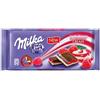 Milka Tavoletta di cioccolato crema lampone, 100 g, confezione da 22 (22)