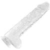 WANKU Dildo realistico, dildo gigante da 29,5 CM con forte ventosa, morbido dildo XXL, sex toy erotico per coppie di donne