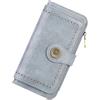 SENDEFN Portafoglio Donna Grande in Formato Lungo con Protezione RFID Borsellino Donna in Pelle con 14 Scomparti per Carte e Tasca Portamonete con Zip