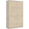 DEKIT GRUPO RIMOBEL Armadio 2 ante scorrevoli, naturale, 120 x 204 x 50 cm