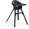 Stokke Seggiolone Stokke Clikk, Nero notte - Seggiolone All-In-One con Vassoio + Imbracatura - Leggero e facile da trasportare - Ergonomico e regolabile - Adatto ai bambini dai 6 ai 36 mesi, fino a 15 kg