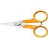 Fiskars Classic Forbici per Manicure, Punte Arrotondate | Per Destrimani e Mancini, Lunghezza Totale: 10 cm, Qualità Acciaio/Plastica, Arancione, 1075060