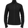 Odlo Donna Maglia a maniche lunghe con zip BERRA, Nero