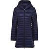 GELing Giubbotto Piumino Donna Leggero Giacca con Cappuccio Lungo Trapuntato Giubbotto Giù Cappotto Autunno e Inverno Army Verde XS