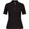 Tommy Hilfiger Regular Polo SS, Maglietta Polo, Donna, XS, Nero (Black)