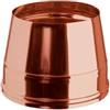 Brico Kit - Cono terminale doppia parete rame coibentata lana minerale - Diametro: 80mm