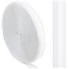 GORGECRAFT 10Yds*22mm Nastro Elastico in Silicone Antiscivolo Nastro Adesivo Elasticizzato Nastro per Cucire Gomme per Cucire Cintura Bobina Cucire Vestiti Indumenti Artigianato Pantaloncini Bianco