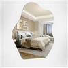 BIGYOUZI Specchio trucco con luci Specchio trucco Specchio bagno con luce Interruttore touch LED tricolore-40 * 60 Nuvola-39 * 60 Type B