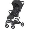Inglesina Sketch Passeggino Leggero e Compatto, Nero, Confortevole, fino a 17kg, Chiusura una Mano, UPF 50+