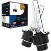 LIGHTWORLD24 Welt der Lichter LIGHTWORLD24 D2S Lampade Xenon 6000K HID Faro 35W per Fari Auto 12V Lampade Xenon HID, Lampade a Scarica Set da 2