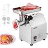 VEVOR Tritacarne Elettrico Capacità 2,49kg/min, Tritacarne da Tavolo da 850 W con Lama Piastra di Macinazione, Macchina per Salsicce Commerciale in Acciaio Inox per Cucina Ristorante Hotel