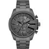 Diesel Uomo Mega Chief Slim, orologio cronografo con cinturino in acciaio inox o in pelle