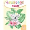 Independently published Quaderno Disgrafia Righe Prima e Seconda Elementare - Righe Colorate 5 mm (0,5 cm) Con Margini - Corsivo Speciale: Adatto anche per Dislessia, Disortografia e DSA - Koala Tema Tropicale