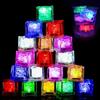 mizikuu 18 Pezzi Cubetti Ghiaccio Luminoso LED, Multicolore Decorative Cubetti di Ghiaccio Luminosi Ice Cubes con Liquid Sensor per Feste, Bar, Matrimoni, Club