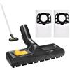 ZHEHNSA 3 pezzi per accessori karcher WD3 WD5 WD4 WD6 ugello per pavimenti, ricambio per aspirapolvere karcher WD3 WD5 WD4 WD6 accessori, inclusi ugello e sacchetto per la polvere