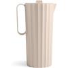 BLIMPLUS Blim Plus - Caraffa Hydria Acqua Tavola Moka Grey 700ml - Brocca Design Leggera Resistente Esterno Interno - Made in Italy