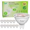 GY Lampadine LED GU5.3 MR16 12V 3.8W, 3000K Bianco Caldo, 646 Lumen, Angolo 36°, Non Dimmerabile, Faretto LED Interni, Lampada a Risparmio, 12 Pezzi