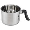 Gravidus Casseruola in acciaio inox, 14 cm, fondo termico anche per piani cottura a induzione 21306