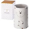SPOTTED DOG GIFT COMPANY Pentola per utensili da cucina in ceramica, carina portautensili per gatti e posate, idea regalo per gatti innamorati, 16 x 11 cm
