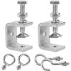 Encuryna Morsetto C, morsetto a C ad alte prestazioni, morsetto a C, morsetto in acciaio inox, morsetto a vite, morsetto a morsetto, vite di serraggio, fissaggio per lavorazione del legno, saldatura e