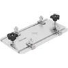 Bewinner Tavola Ribaltabile per Seghetto Alternativo Elettrico - Piastra di Inserimento per Tavolo Router in Lega di Alluminio per la Lavorazione del Legno