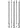 QUARKZMAN 5pz T25 Bit Torx di Sicurezza 1/4 Gambo Esagonale 6 Lungo Acciaio S2 Magnetica Antimanomissione Star Bits Cacciavite Testa Torx con Foro per Rimuovere Viti Fissaggio
