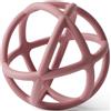 meanus Palla per bambini in silicone, per uso alimentare, 100% senza BPA (Power Rose)