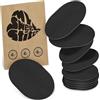 MySweetStitch - 10 cerotti universali con sensore ovale, per Freestyle Libre 3, Dexcom G7, Omnipod e più, impermeabili, traspiranti, delicati sulla pelle, colore: nero