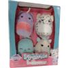 Squishville SQM0327 Sparkle Squad Four 2-Inch Plush-Toys for Kids