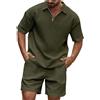Generico Completo Elegante Uomo Sportiva Completo Estivi Leggero Complete Due Pezzi Top E Pantaloncini Curvy Tuta Running Casual Sportive Estivo Completa Fitness Coordinato Ginnastica Spiaggia Corsa