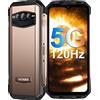 DOOGEE V30T 5G Rugged Smartphone[2023], 20GB + 256GB(TF 2TB), 108MP AI Tripla Fotocamera, Dimensity 1080, 10800mAh Batteria, 66W Ricarica Rapida, Telefono Indistruttibil, 6,58 FHD+ 120Hz, GPS/NFC/OTG