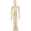 Tyenaza Manichino Disegno da 15cm, Uomo Modello di Legno Manikin Articulated Mannequin di Arte, Perfetto per Principianti, Professionisti e Artisti