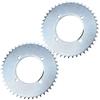 Dioche Corona a Catena Coppia di T8F 44T 2,1 Pollici Pignone a Catena Posteriore per 43 CC 49 CC Mini Pocket Dirt Bike Scooter a Gas ATV