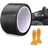 pangutheos Pellicola Carbonio, 5cm x 10m Adesivo Fibra di Carbonio per Auto, Pellicola Adesiva per Auto con Raschietti in Plastica per la Maggior Parte Delle Auto Come SUV