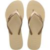 Havaianas - Fantasia, Infradito Da Donna Comode, Resistenti Ed Eleganti, Cinturini Metallici Con Incrocio Laterale, Per Donna, 33/34