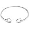 Vestopazzo Bracciale Micro Fascia Cuori Vuoti