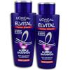 L'ORÉAL Confezione da 2 shampoo Loreal Elvital Color Shine Purple Shampoo Anti Giallo 2 x 200 ml