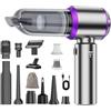CHOLANG Aspirabriciole Senza Fili,20000Pa 4 in 1 Aspirapolvere portatile per auto Batteria 6000mAh con Motore Brushless Spolverino d'aria e soffiatore d'aria e pompa Aspirapolvere portatile per auto